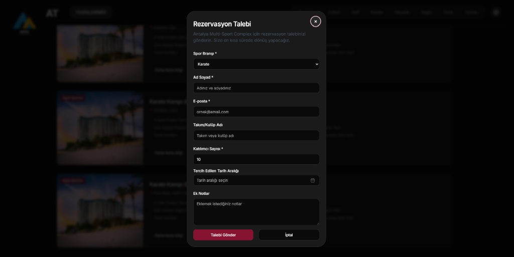 Gallery image 1 for Apex Sportur — B2B Spor Turizmi Rezervasyon Ağı
